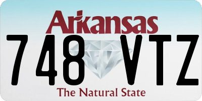 AR license plate 748VTZ