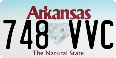 AR license plate 748VVC