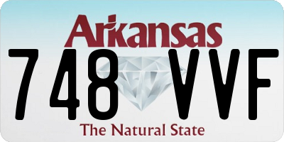 AR license plate 748VVF