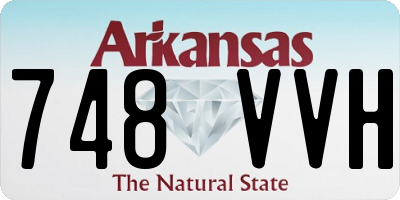AR license plate 748VVH