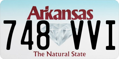 AR license plate 748VVI