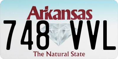 AR license plate 748VVL