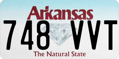AR license plate 748VVT