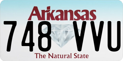 AR license plate 748VVU