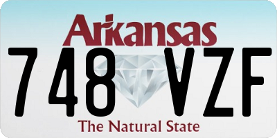 AR license plate 748VZF