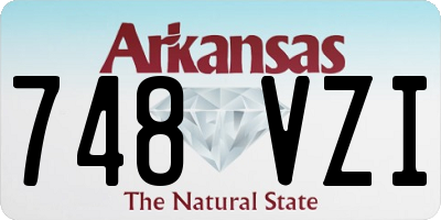 AR license plate 748VZI
