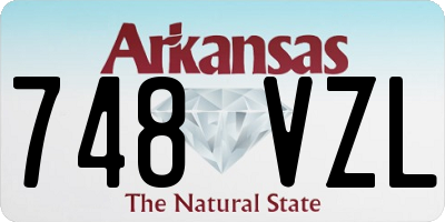 AR license plate 748VZL