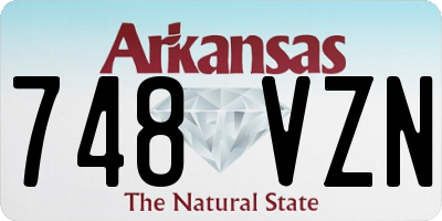 AR license plate 748VZN