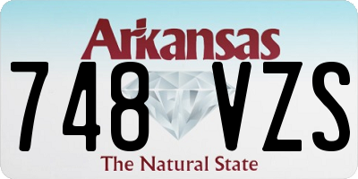 AR license plate 748VZS