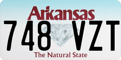AR license plate 748VZT