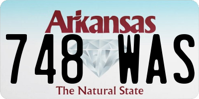 AR license plate 748WAS