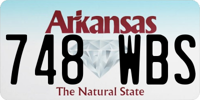 AR license plate 748WBS