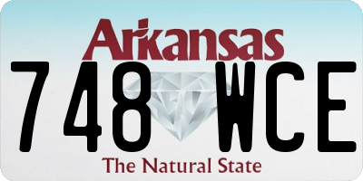 AR license plate 748WCE