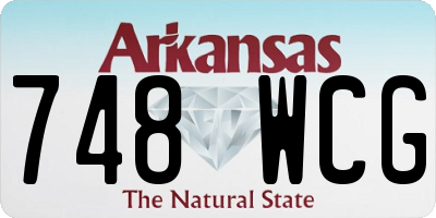 AR license plate 748WCG
