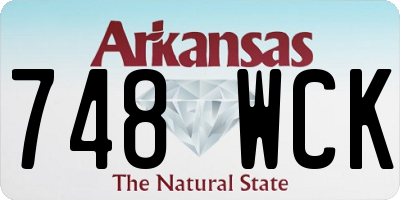 AR license plate 748WCK
