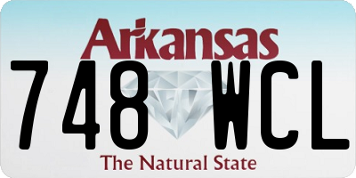 AR license plate 748WCL