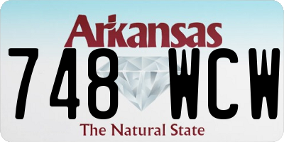 AR license plate 748WCW