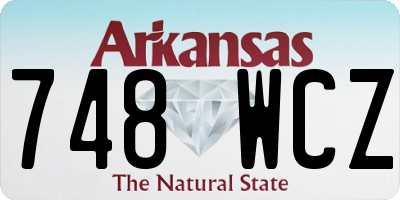 AR license plate 748WCZ