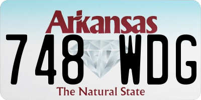 AR license plate 748WDG