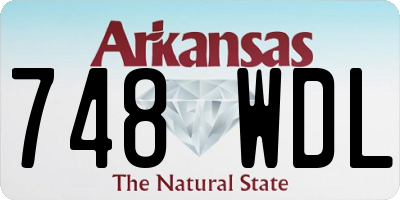 AR license plate 748WDL