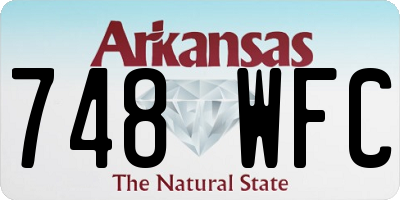 AR license plate 748WFC