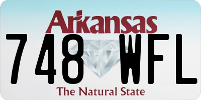 AR license plate 748WFL
