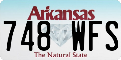AR license plate 748WFS