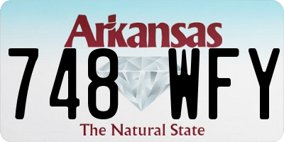 AR license plate 748WFY