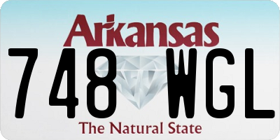 AR license plate 748WGL