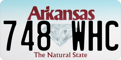 AR license plate 748WHC