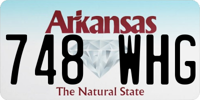AR license plate 748WHG