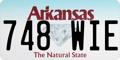 AR license plate 748WIE