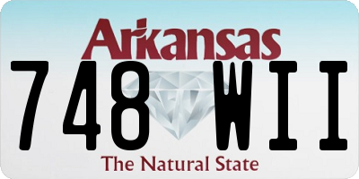 AR license plate 748WII