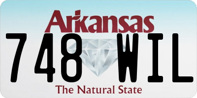 AR license plate 748WIL