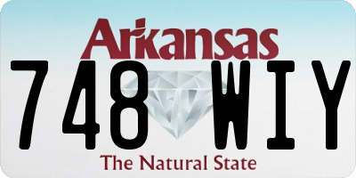 AR license plate 748WIY