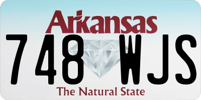 AR license plate 748WJS