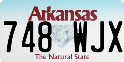 AR license plate 748WJX
