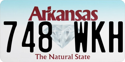 AR license plate 748WKH