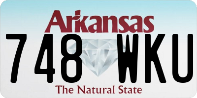 AR license plate 748WKU