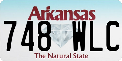 AR license plate 748WLC