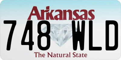 AR license plate 748WLD