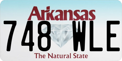 AR license plate 748WLE
