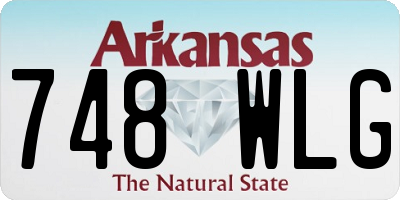 AR license plate 748WLG