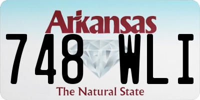 AR license plate 748WLI