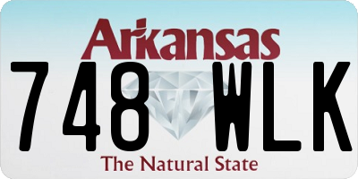 AR license plate 748WLK