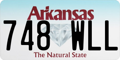 AR license plate 748WLL