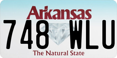 AR license plate 748WLU