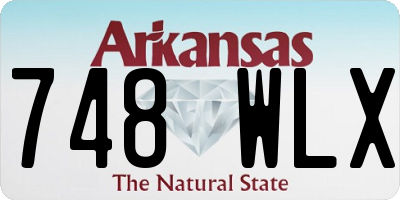 AR license plate 748WLX