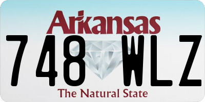 AR license plate 748WLZ