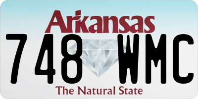AR license plate 748WMC